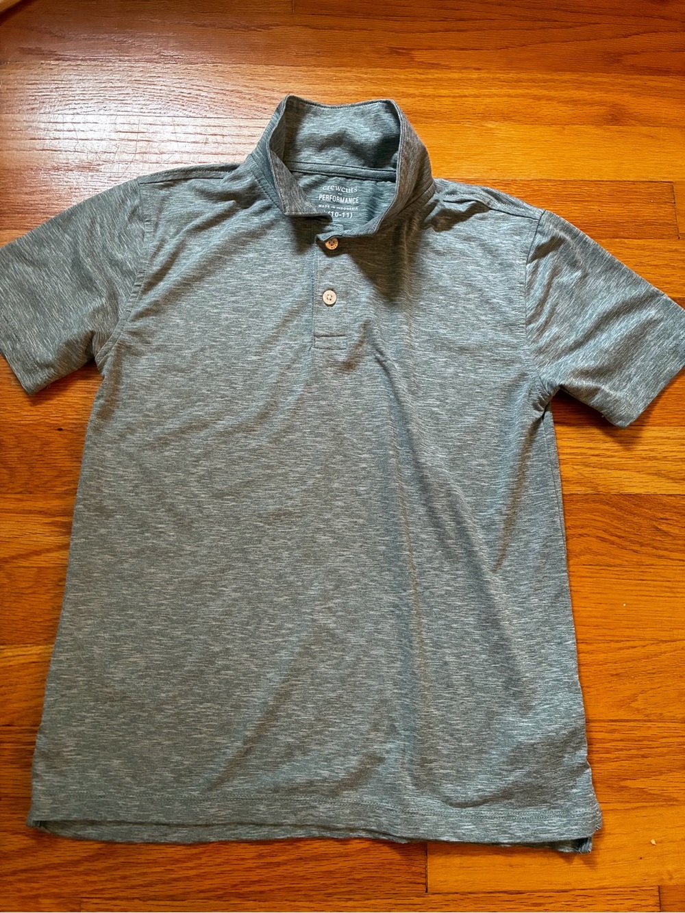 Crewcuts green Performance Polo 10/11